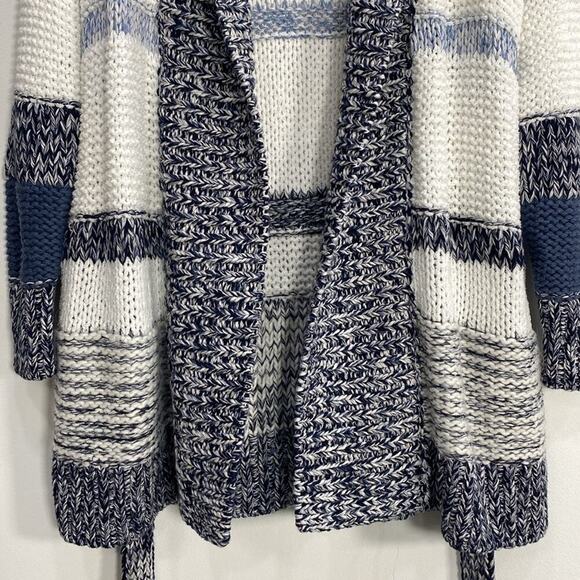 Loft Open Knit Cardigan Nautical Women's XS - Picture 5 of 14